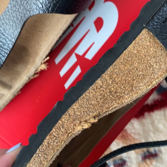 Birkenstock size 39 black gizeh sandals - Picture 7 of 9